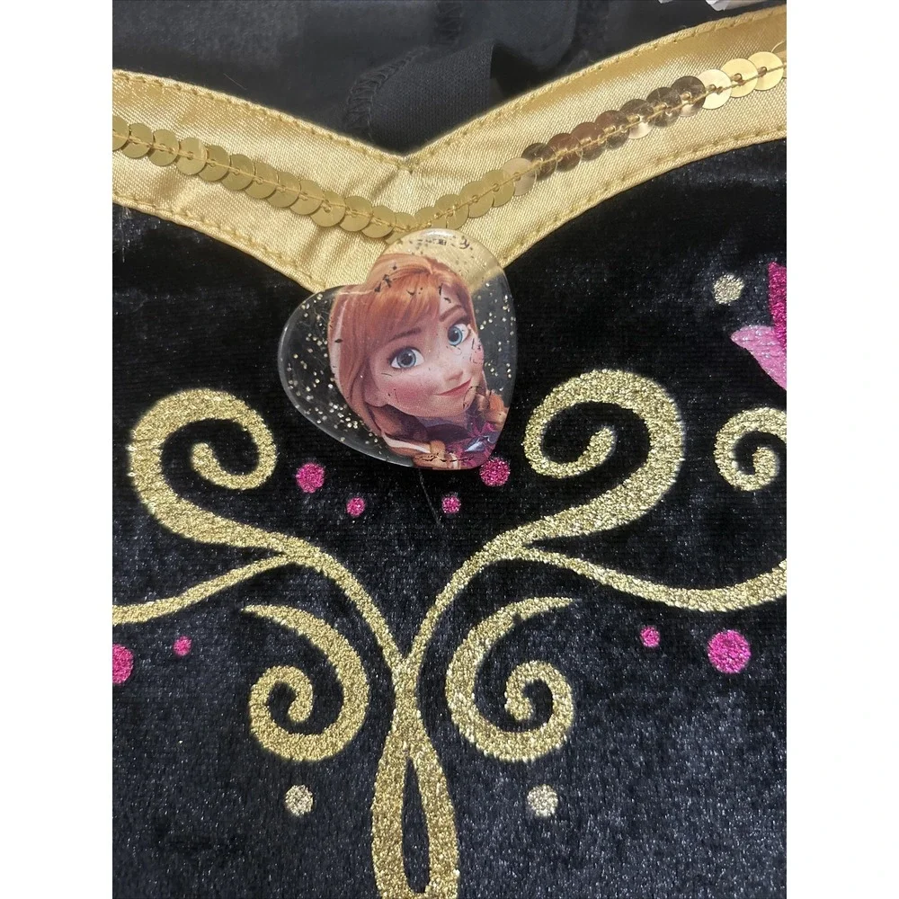 Disney Frozen Anna Princess Dress Halloween Costume Kids M 8-10 Long Sleeve